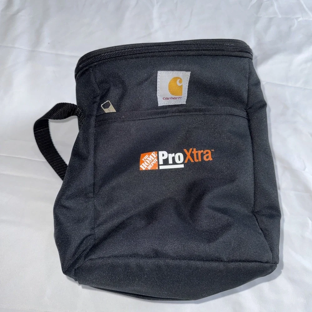 Carhartt Lunch Bag Fully Insulated Two Compartment Lunch Cooler Black